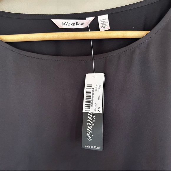 [NWT] la Vie en Rose | Women’s blouse | Size XS | Black - Picture 2 of 6
